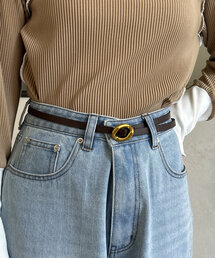 Thevon | ニュアンスバックル合皮ベルト(ベルト)