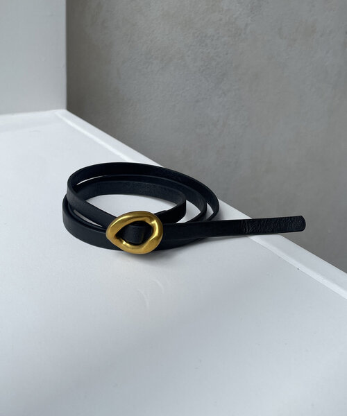 Thevon（ゼボン）の「ニュアンスバックル合皮ベルト（ベルト・レディース・ブラウン/ブラウン系その他/ブラック系その他/ブラック・FREE）」の18枚目の写真