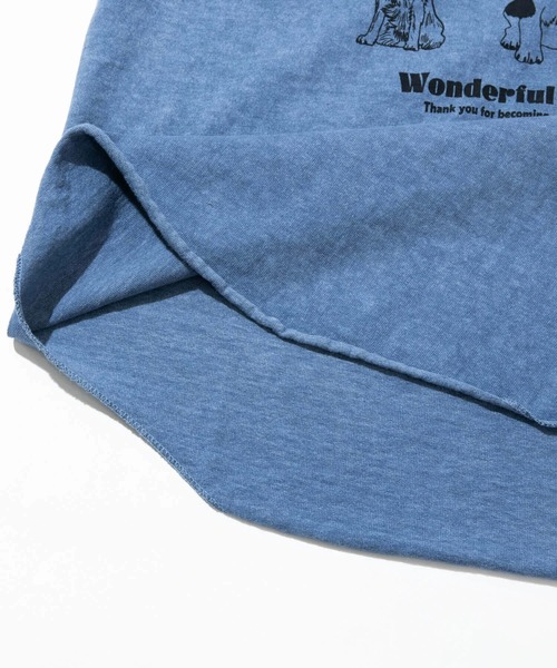 Good On（グッドオン）の「Good On/グッドオン　WONDERFUL EVERYDAY BASEBALL TEE（Tシャツ/カットソー・メンズ・ブルー系その他/ホワイト・MEDIUM/LARGE/X-LARGE）」の9枚目の写真
