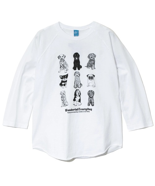 Good On（グッドオン）の「Good On/グッドオン　WONDERFUL EVERYDAY BASEBALL TEE（Tシャツ/カットソー・メンズ・ブルー系その他/ホワイト・MEDIUM/LARGE/X-LARGE）」の11枚目の写真