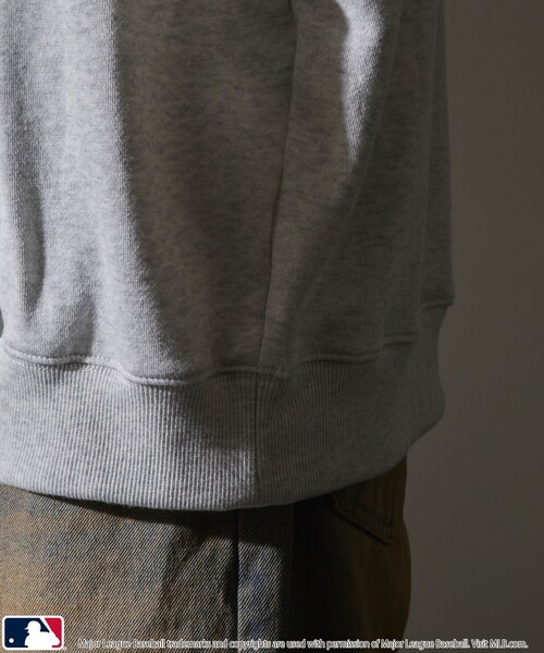 MLB/メジャーリーグベースボール 別注 MLB ハートロゴ刺繍スウェットパーカー/フーディー/裏起毛(限定展開)（パーカー）｜MLB（メジャーリーグベースボール）