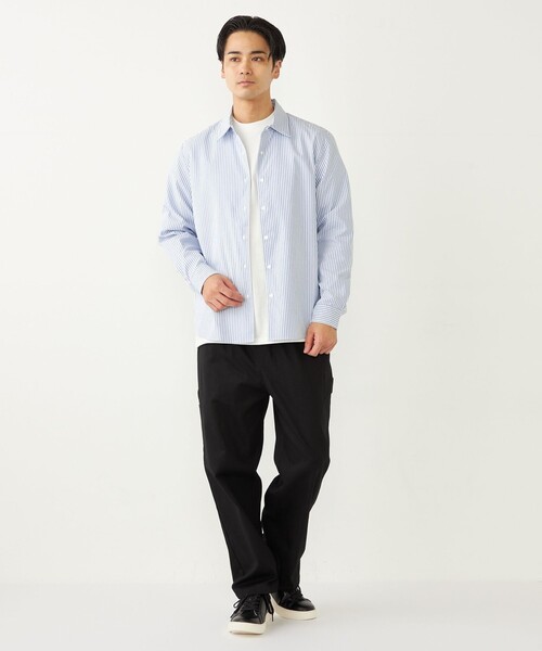 SHIPS Colors(シップス カラーズ)の「SHIPS Colors:〈洗濯機可能〉CAVE(R) オックス レギュラーカラー シャツ(シャツ/ブラウス・メンズ・オフホワイト/ライトブルー/ネイビー・MEDIUM/LARGE/X-LARGE)」の14枚目の写真