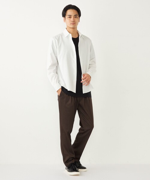 SHIPS Colors(シップス カラーズ)の「SHIPS Colors:〈洗濯機可能〉CAVE(R) オックス レギュラーカラー シャツ(シャツ/ブラウス・メンズ・オフホワイト/ライトブルー/ネイビー・MEDIUM/LARGE/X-LARGE)」の19枚目の写真