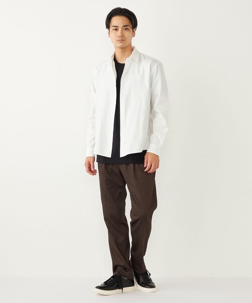 SHIPS Colors(シップス カラーズ)の「SHIPS Colors:〈洗濯機可能〉CAVE(R) オックス レギュラーカラー シャツ(シャツ/ブラウス・メンズ・オフホワイト/ライトブルー/ネイビー・MEDIUM/LARGE/X-LARGE)」の20枚目の写真