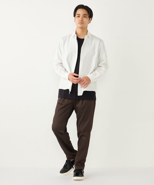 SHIPS Colors(シップス カラーズ)の「SHIPS Colors:〈洗濯機可能〉CAVE(R) オックス レギュラーカラー シャツ(シャツ/ブラウス・メンズ・オフホワイト/ライトブルー/ネイビー・MEDIUM/LARGE/X-LARGE)」の21枚目の写真