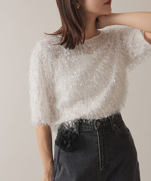 SLOBE IENA（スローブイエナ）の「habi Feather プルオーバー