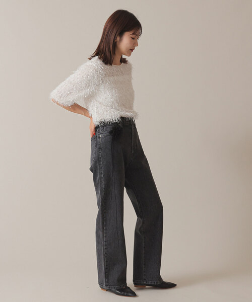 大人カジュアル♪スローブイエナIENA　オーバーシルエット　プルオーバーブラウス SLOBE IENA（スローブイエナ）の「40/-ポンチボートネック