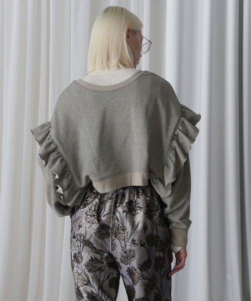 トレーナー スウェット (CREOLME)マルチウェイラメスウェット レディース ROSE BUD｜マルチウェイラメスウェット | Rakuten Fashion(楽天