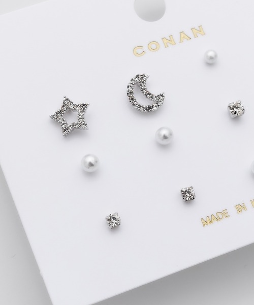 ciite'(シーテ)の「ピアス 6セット / pierce 6 set(ピアス(両耳用)・レディース・ゴールド系その他2/ゴールド系その他/ブラック/シルバー・FREE)」の16枚目の写真