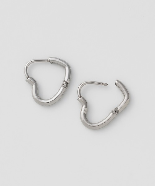 ciite' surgical stainless(シーテサージカルステンレス)の「【 金属アレルギー対応 】 ミニハートフープピアス サージカルステンレス (両耳用)(ピアス(両耳用)・レディース・シルバー/ゴールド/ピンクゴールド・FREE)」の12枚目の写真
