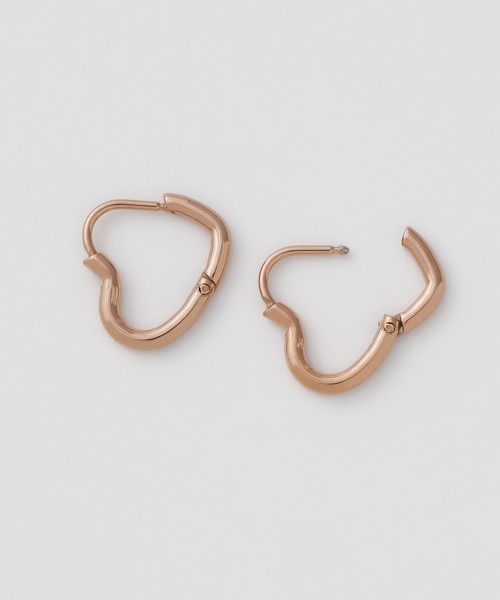 ciite' surgical stainless(シーテサージカルステンレス)の「【 金属アレルギー対応 】 ミニハートフープピアス サージカルステンレス (両耳用)(ピアス(両耳用)・レディース・シルバー/ゴールド/ピンクゴールド・FREE)」の14枚目の写真