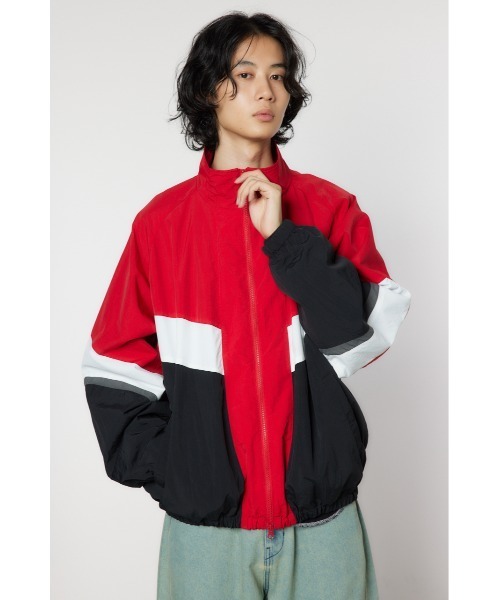 RODEO CROWNS WIDE BOWL（ロデオクラウンズワイドボウル）の「wovenトラックジャケット（ナイロンジャケット・メンズ・レッド/パープル/グレー・MEDIUM/LARGE）」の22枚目の写真