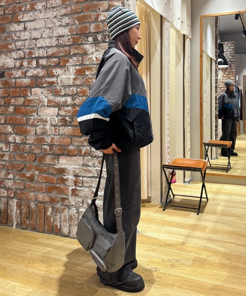 RODEO CROWNS WIDE BOWL（ロデオクラウンズワイドボウル）の「wovenトラックジャケット（ナイロンジャケット・メンズ・レッド/パープル/グレー・MEDIUM/LARGE）」の10枚目の写真