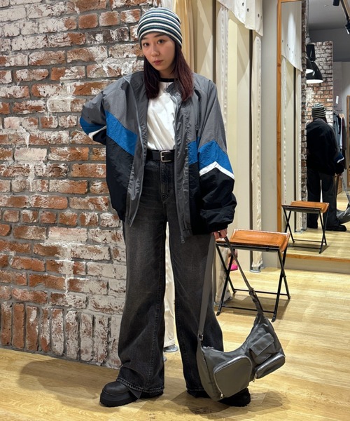 RODEO CROWNS WIDE BOWL（ロデオクラウンズワイドボウル）の「wovenトラックジャケット（ナイロンジャケット・メンズ・レッド/パープル/グレー・MEDIUM/LARGE）」の11枚目の写真