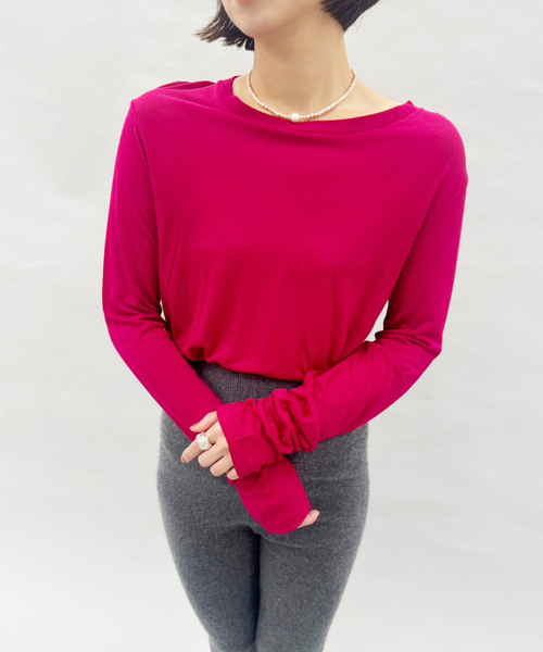 セール】【BASERANGE/ベースレンジ】LONG SLEEVE TEE（Tシャツ