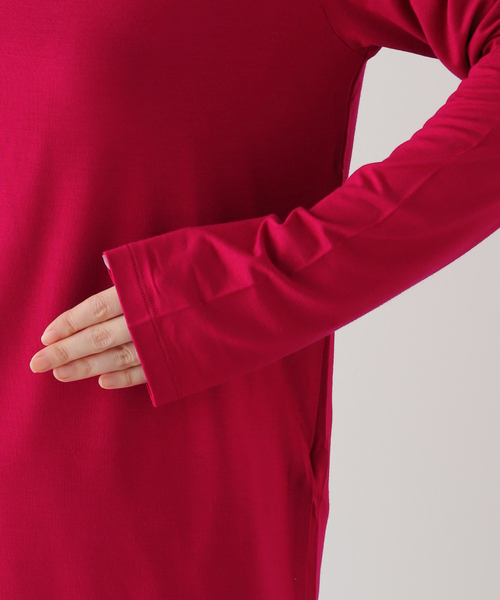 baserange ベースレンジ　LONG SLEEVE TEE RED 赤 Baserange(ベースレンジ)のLONG SLEEVE TEE通販 | mirabella