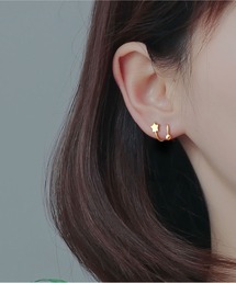 ハート星デザインピアス【ねじり式】