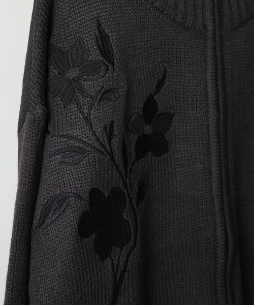 doublet 花柄刺繍ジップアップドライバーズニット doublet 花柄刺繍ジップアップドライバーズニット - メルカリ