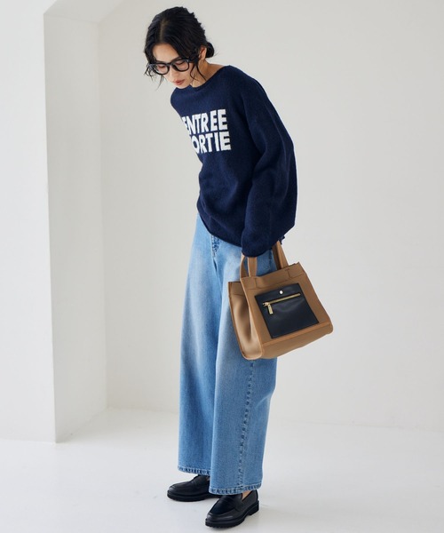 BARNYARDSTORM（バンヤードストーム）の「BARNYARDSTORM / ライトブークレニット（ニット/セーター・レディース・ネイビー/グレー/ブラック・FREE）」の11枚目の写真