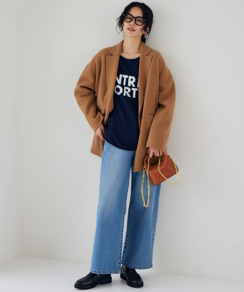 BARNYARDSTORM（バンヤードストーム）の「BARNYARDSTORM / ライトブークレニット（ニット/セーター・レディース・ネイビー/グレー/ブラック・FREE）」の10枚目の写真