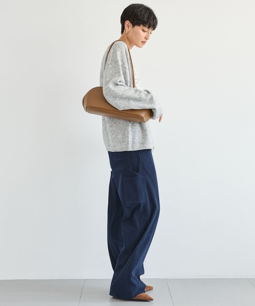 BARNYARDSTORM（バンヤードストーム）の「BARNYARDSTORM / ライトブークレニット（ニット/セーター・レディース・ネイビー/グレー/ブラック・FREE）」の20枚目の写真