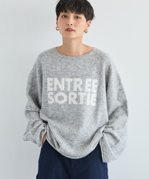 BARNYARDSTORM（バンヤードストーム）の「BARNYARDSTORM / ライトブークレニット（ニット/セーター・レディース・ネイビー/グレー/ブラック・FREE）」の19枚目の写真