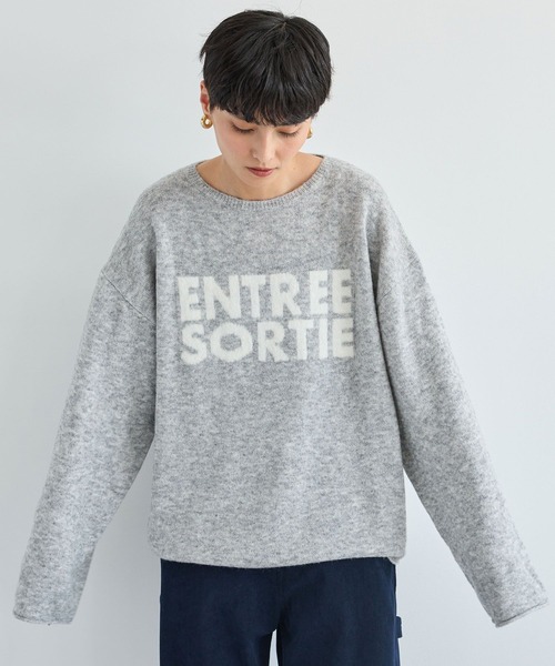 BARNYARDSTORM（バンヤードストーム）の「BARNYARDSTORM / ライトブークレニット（ニット/セーター・レディース・ネイビー/グレー/ブラック・FREE）」の18枚目の写真