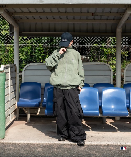 Perushu × MLB ナイロンジャケット・ナイロンパンツ セール】Perushu × MLB ナイロンジップパンツ（その他パンツ