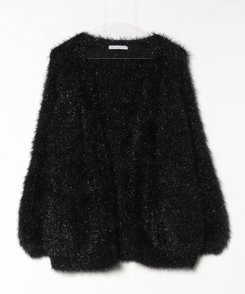 【DESERT ROSE/デザートローズ】ラメシャギーニットカーディガン（カーディガン/ボレロ）｜Desert Rose（デザートローズ）の