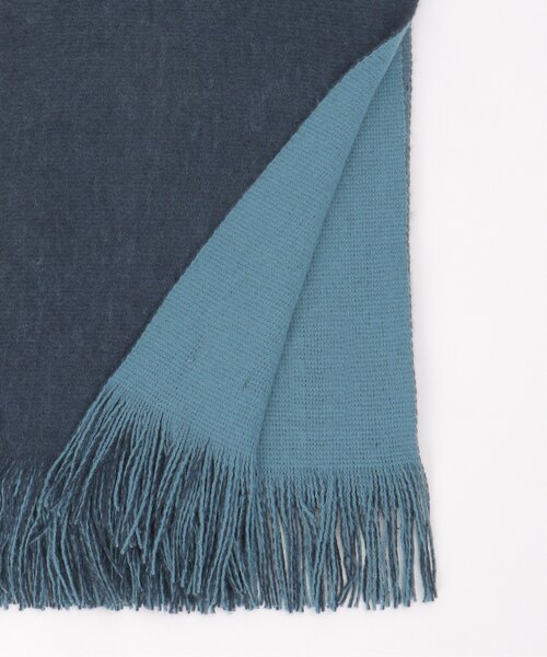 ikka（イッカ）の「【抗菌防臭】リバーシブルマフラー（マフラー・メンズ・ブラック/ネイビー/ブルー・FREE）」の15枚目の写真