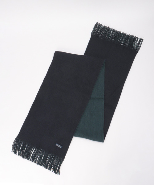 ikka（イッカ）の「【抗菌防臭】リバーシブルマフラー（マフラー・メンズ・ブラック/ネイビー/ブルー・FREE）」の9枚目の写真