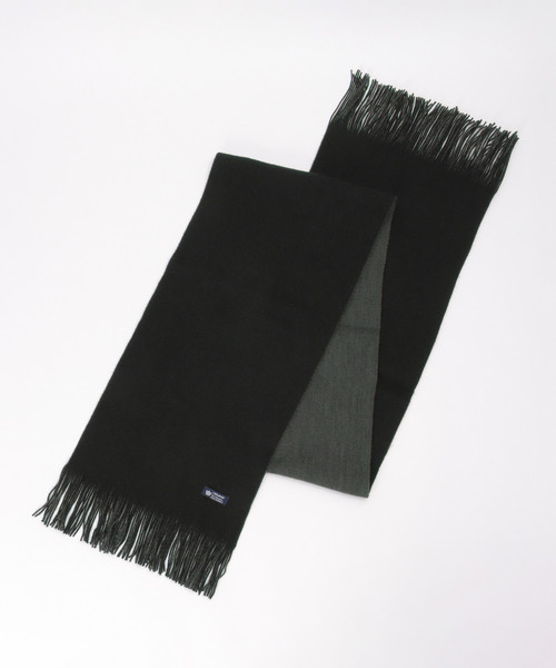 ikka（イッカ）の「【抗菌防臭】リバーシブルマフラー（マフラー・メンズ・ブラック/ネイビー/ブルー・FREE）」の8枚目の写真