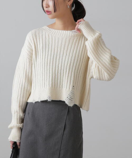 セール】◇クラッシュニット（ニット/セーター）｜FREE'S MART