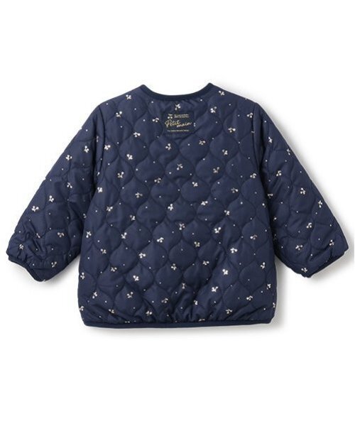 petit main（プティマイン）の「リバーシブルボアジャケット（ノーカラージャケット・キッズ・アイボリー/ライトピンク/ネイビー・80ｃｍ/90cm/100cm/110cm/120cm/130cm）」の19枚目の写真