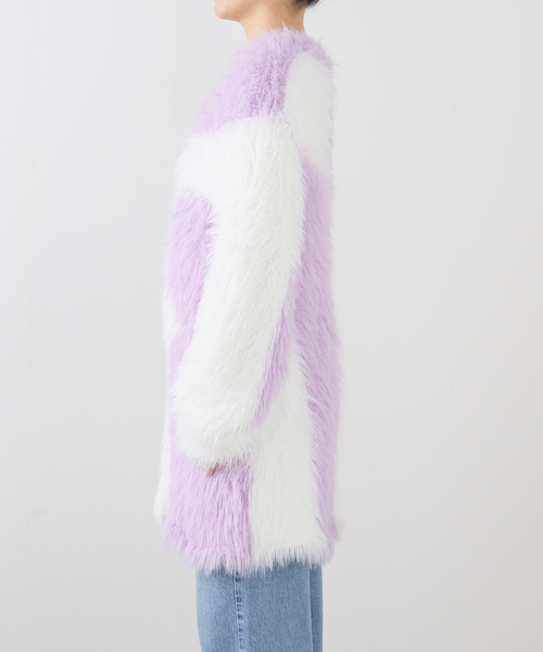 MASU(エムエーエスユー)の「MASU M SHAGGY SWEATER MPFW-KN0324:ニット(ニット/セーター・レディース・ホワイト・48)」の13枚目の写真