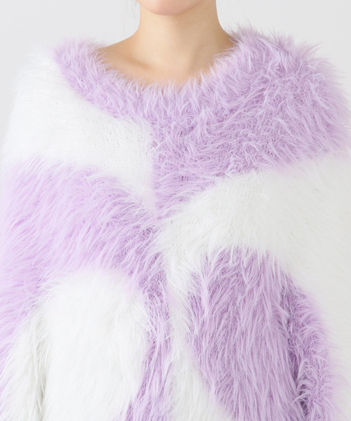 MASU(エムエーエスユー)の「MASU M SHAGGY SWEATER MPFW-KN0324:ニット(ニット/セーター・レディース・ホワイト・48)」の10枚目の写真