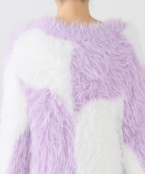 MASU(エムエーエスユー)の「MASU M SHAGGY SWEATER MPFW-KN0324:ニット(ニット/セーター・レディース・ホワイト・48)」の11枚目の写真