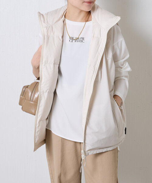 Traditional Weatherwear(トラディショナルウェザーウェア)の「Traditional Weatherwear/ユニオンウェアリバーシブルダウンベスト(ベスト・レディース・ホワイト・36)」の3枚目の写真