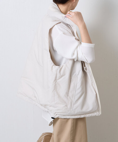 Traditional Weatherwear(トラディショナルウェザーウェア)の「Traditional Weatherwear/ユニオンウェアリバーシブルダウンベスト(ベスト・レディース・ホワイト・36)」の5枚目の写真