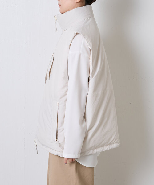 Traditional Weatherwear(トラディショナルウェザーウェア)の「Traditional Weatherwear/ユニオンウェアリバーシブルダウンベスト(ベスト・レディース・ホワイト・36)」の9枚目の写真