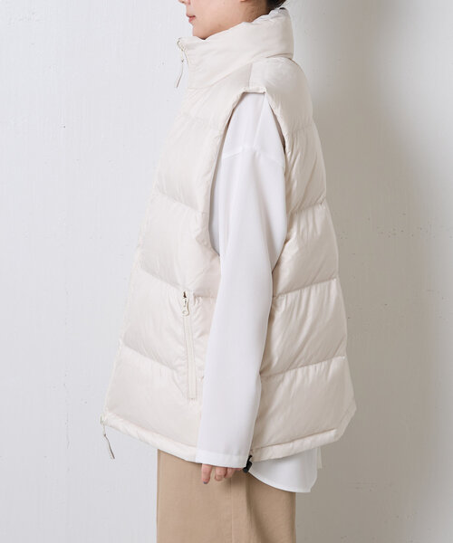 Traditional Weatherwear(トラディショナルウェザーウェア)の「Traditional Weatherwear/ユニオンウェアリバーシブルダウンベスト(ベスト・レディース・ホワイト・36)」の22枚目の写真