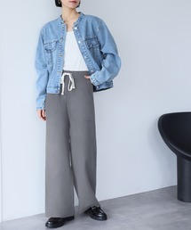 ニットワイドパンツ