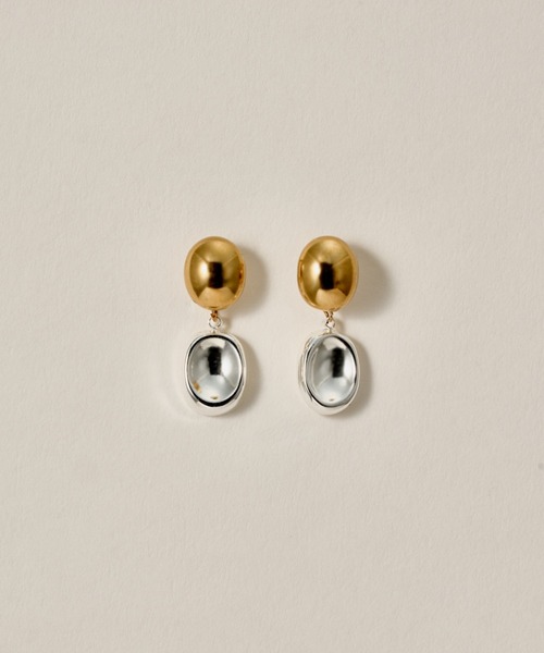 novice（ノーヴィス）の「【novice】Bicolor Concave Pierce［Stainless］（ピアス（両耳用）・レディース・その他・FREE）」の2枚目の写真
