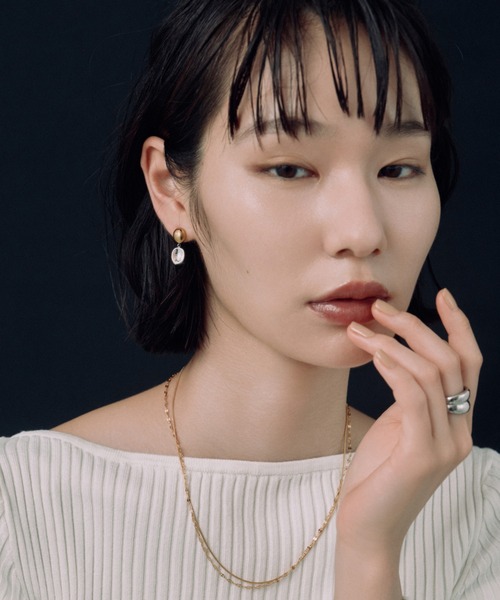 novice（ノーヴィス）の「【novice】Bicolor Concave Pierce［Stainless］（ピアス（両耳用）・レディース・その他・FREE）」の4枚目の写真