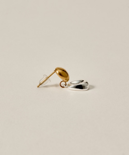 novice（ノーヴィス）の「【novice】Bicolor Concave Pierce［Stainless］（ピアス（両耳用）・レディース・その他・FREE）」の5枚目の写真
