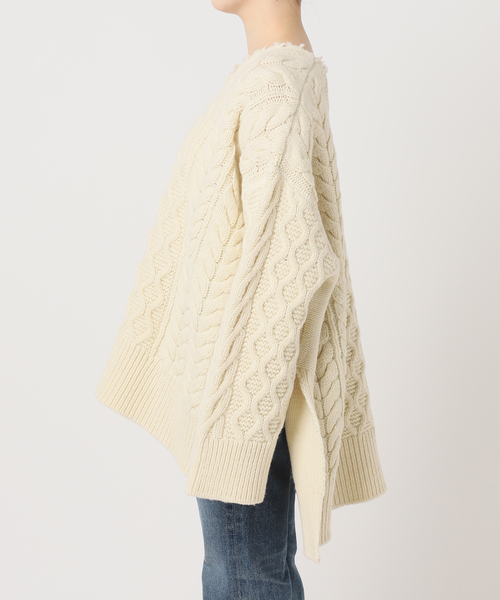 24AW プラージュ リアム ケーブルBIGプルオーバー F 完売品 plage（プラージュ）の「R'IAM ケーブル BIG プルオーバー（ニット
