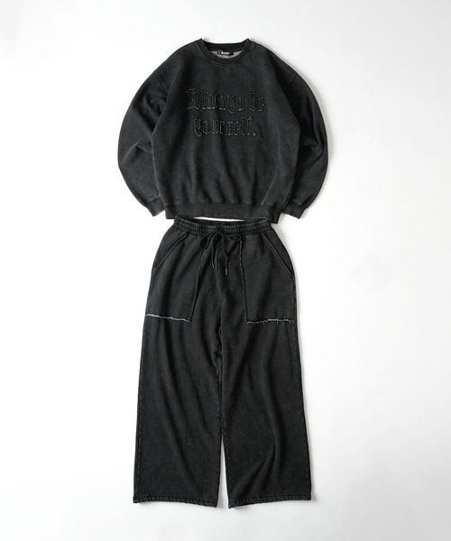 kutir（クティール）の「VINTAGE LIKE ASSORTMENT CREW NECK SWEAT/ヴィンテージライクアソートクルーネックスウェット（スウェット・メンズ・ボルドー/レッド/杢グレー/グレー/ブラック系/ブラック・LARGE/MEDIUM）」の9枚目の写真