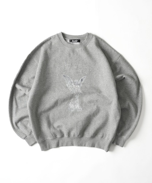 kutir（クティール）の「VINTAGE LIKE ASSORTMENT CREW NECK SWEAT/ヴィンテージライクアソートクルーネックスウェット（スウェット・メンズ・ボルドー/レッド/杢グレー/グレー/ブラック系/ブラック・LARGE/MEDIUM）」の13枚目の写真
