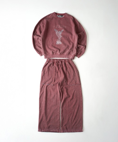 kutir（クティール）の「VINTAGE LIKE ASSORTMENT CREW NECK SWEAT/ヴィンテージライクアソートクルーネックスウェット（スウェット・メンズ・ボルドー/レッド/杢グレー/グレー/ブラック系/ブラック・LARGE/MEDIUM）」の17枚目の写真