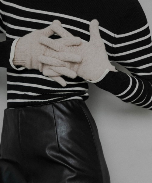 【セール】William Brunton Hand Knits long rib cuff Glove(手袋)|William Brunton Hand Knits(ウィリアム ブラントン ハンド ニット) 【セール】William Brunton Hand Knits long rib cuff Glove(手袋)|William Brunton Hand Knits(ウィリアム ブラントン ハンド ニット)